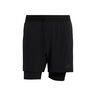 D4T 2in1 Shorts Herrar-svart
