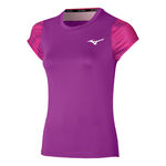 Mizuno Kläder Mizuno Charge Printed T-shirt Damer-Lila