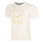 Nike Kl&auml;der Nike Court Dri-Fit Heritage T-shirt Herrar - creme, 