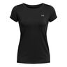 Heatgear T-shirt Damer - svart, silver