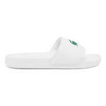 Lacoste Skor Lacoste Serve Slide Badtofflor - vit, gr&ouml;n