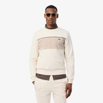 Lacoste Tr&ouml;ja Lacoste Sweatshirt Tr&ouml;ja Herrar-creme, gr&ouml;n