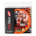 Polyfibre Polyfibre Firerage Ribbed 12m Strängset-Röd