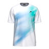Topspin T-shirt Herrar - turkos, vit