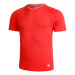 Wilson Kläder Wilson Players Seamless Crew 2.0 T-shirt Herrar-Röd