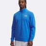 Armour Fleece 1/4 Zip Långärmat Herrar-Blå,Vit