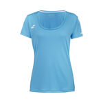 Babolat Kläder Babolat Play Cap Sleeve T-shirt Flickor-Blå,Vit
