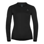Odlo Kläder Odlo Active Warm Eco BI Top Crew Neck Långärmat Damer-Svart