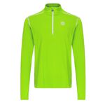 BIDI BADU Kläder BIDI BADU Zac Tech Half Zip Långärmat Herrar-Neongrön,Vit