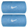 Swoosh Classic Doublewide Svettband Unisex - bl&aring;, vit