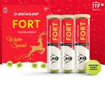 Dunlop Tennisbollar Dunlop Fort Tournament Christmas Special 3x 4-pack rör