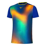 Mizuno Kläder Mizuno Frontier Shadow Graphic T-shirt Herrar-Blå