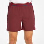 Bullpadel Kläder Bullpadel Alu Shorts Herrar - mörkröd, 