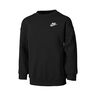 Club Fleece Oversized Crew Tröja Flickor-Svart