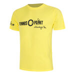 Tennis-Point Kl&auml;der Tennis-Point Team Yellow T-shirt Herrar-Gul