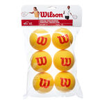 Wilson Starter Foam Balls 6er Stage 3 (rot)