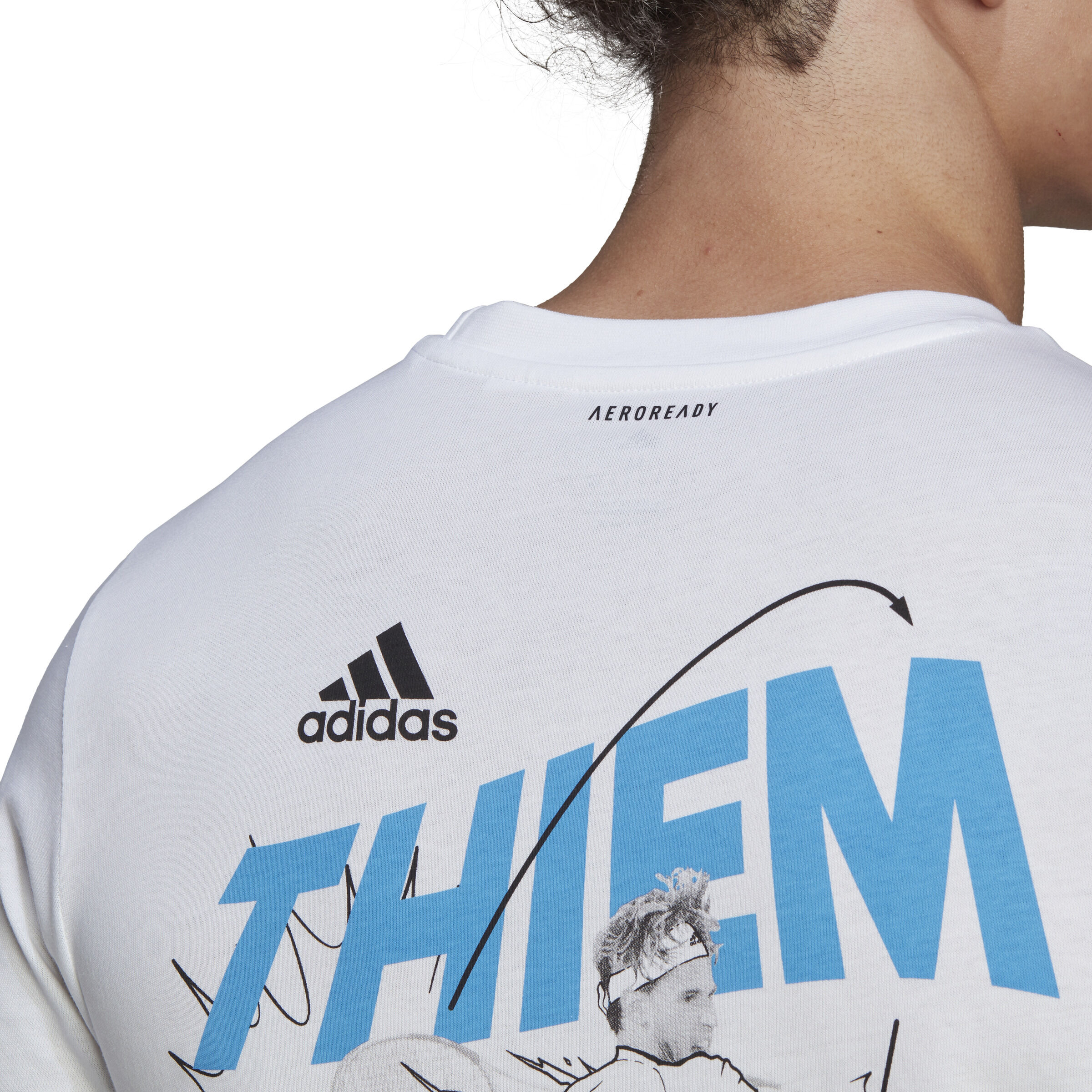 Adidas t clearance shirt vit