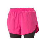 Puma Kläder Puma Run Favorite Woven 2in1 3in Löparshorts Damer - pink, svart
