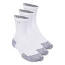 Velociti Run Cush 3p Crew  L&ouml;parsockor Unisex-vit, vit