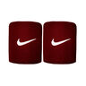 Tennis Premier Svettband 2-pack Unisex - rött vin, vit