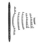 Babolat Rackettillbehör Babolat Pure Drive Tour,Lite,Junior Set Med Band Med Öglor-Svart