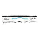 Babolat Rackettillbeh&ouml;r Babolat BG PD Jr 25 Set Med Band Med &Ouml;glor-Svart