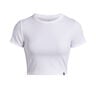 Rival Rib Baby T-shirt Damer-Vit