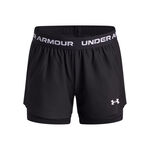 Under Armour Kl&auml;der Under Armour Tech Play Up 2in1 Shorts Flickor-Svart,Vit