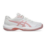 ASICS Tennisskor ASICS GEL-GAME GS/OC Sko f&ouml;r grus Barn-vit, rosa