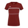 Team Tech T-shirt Damer-Mörkröd