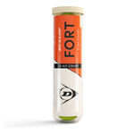 Dunlop Tennisbollar Dunlop Fort Clay Court 4-pack Rör
