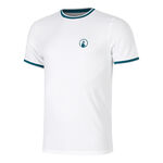 Quiet Please Kläder Quiet Please Create Break Ringer T-shirt Herrar-Vit,Petrol