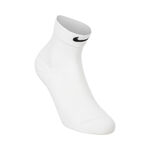 Nike Kläder Nike Fast Midweight Ankle Löparsockor Unisex - vit, neongrön