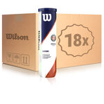 Wilson Trycksatt boll Wilson Roland Garros Official 4-pack R&ouml;r