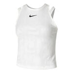 Nike Kläder Nike Dri-Fit Slam Linne Damer-Vit,Guld