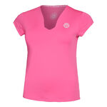 BIDI BADU Kläder BIDI BADU Bella 2.0 Tech V-Neck T-shirt Damer-Pink,Vit
