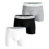 Cotton Stretch Boxershorts 3-pack Herrar - svart, flerf&auml;rgad
