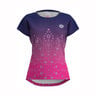 Grafic Illumination T-shirt Flickor - pink, mörkblå
