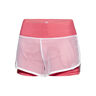 Efia Tech (2in1) Shorts Damer-Korall,Vit