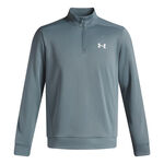 Under Armour Kläder Under Armour Quarter Half-Zip Långärmat Herrar - ljusblå, 