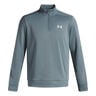 Quarter Half-Zip Långärmat Herrar - ljusblå, 