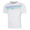 Trainings Stripe T-shirt Herrar - vit, orange