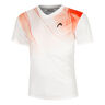 Topspin T-shirt Herrar-Vit,Röd