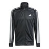 Taining Essentials 3 Stripes Träningsjacka Herrar-Svart