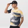 Topspin T-shirt Herrar - guldgul, mörkblå