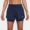 One Dri-Fit Mid Rise 3In 2N1 Shorts Damer-Mörkblå