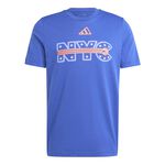 adidas Kläder adidas Tennis New York T-shirt Herrar - blå, flerfärgad