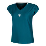 Quiet Please Kläder Quiet Please Create Volley T-shirt Damer-Petrol,Vit