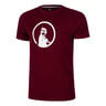 Create Trainings T-shirt Herrar-Rött Vin,Vit