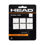 HEAD &Ouml;verlindor HEAD Padel Pro 3-pack - vit